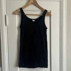 T.La Anthropologie Black Women's Tank Top